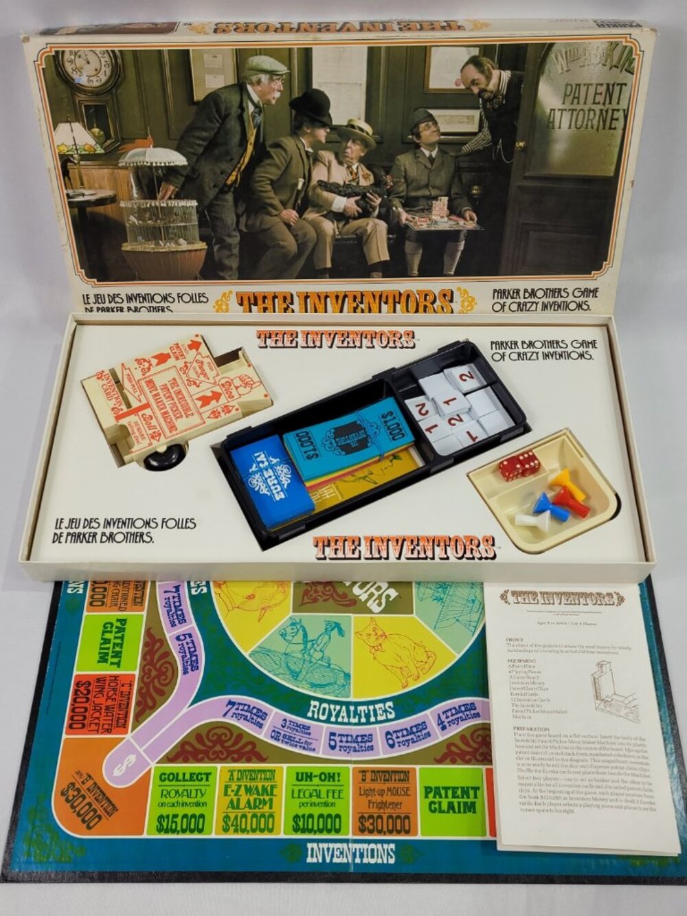 Inventors 1974 Vintage 100% Complete Game by Parker Brothers